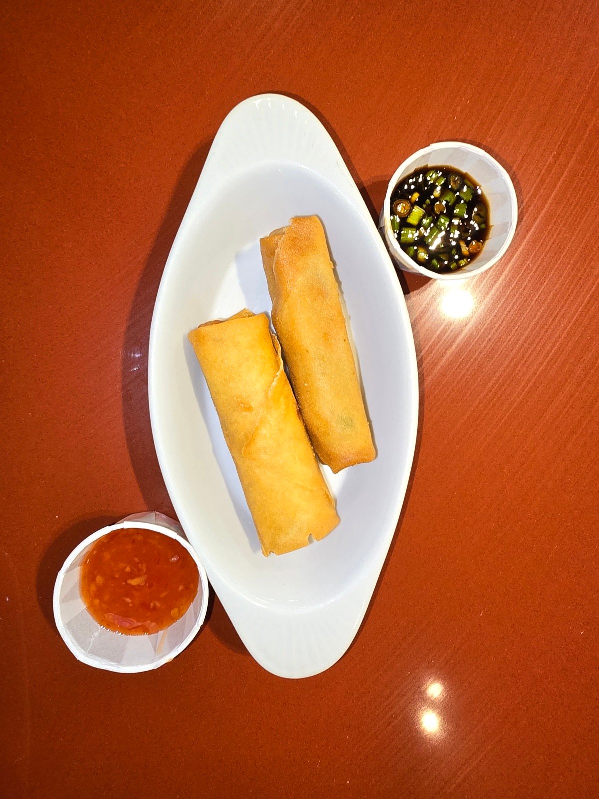 Crispy Asian Vegetable Spring Rolls