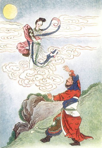 Chang'e Flies to the Moon